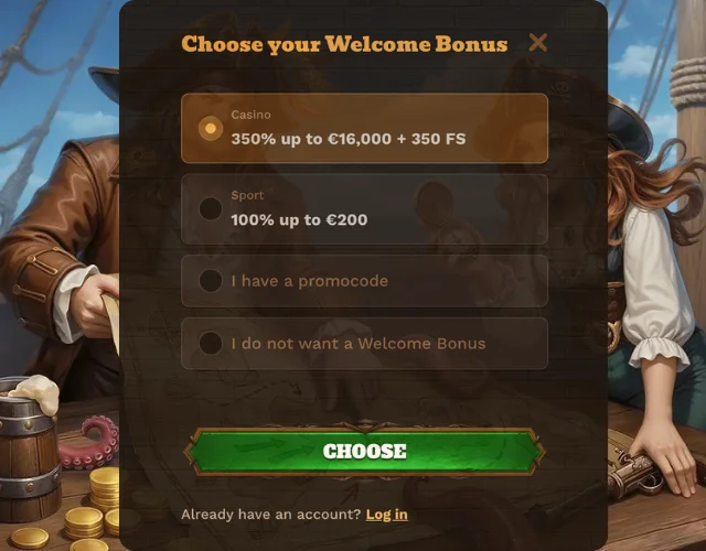 Fat Pirate login